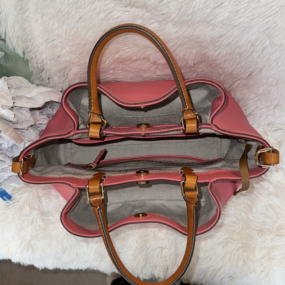 Dooney & Bourke Large Barlow in Bubble Gum - Picture 14 of 16